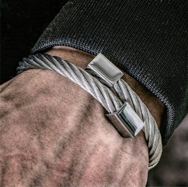 Brazalete Bold Silver - Imagen 2