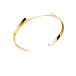 Brazalete C titanio dorado