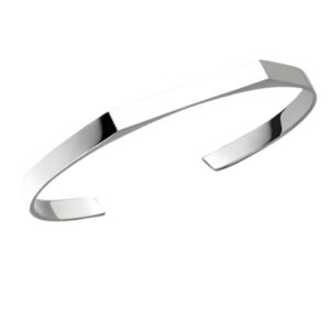 Brazalete C titanio silver