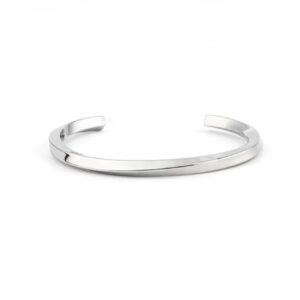 Brazalete Curvy silver