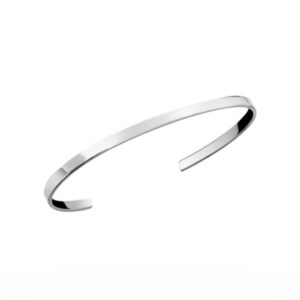 Brazalete delgado liso silver