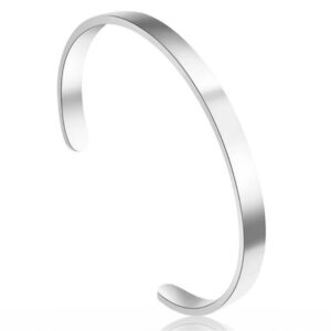 Brazalete grueso  Classico silver