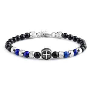 Pulsera Ojo de Tigre azul