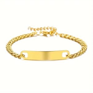 Pulsera Cubana dorada