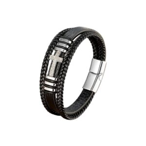 Brazalete Cruz Plateada