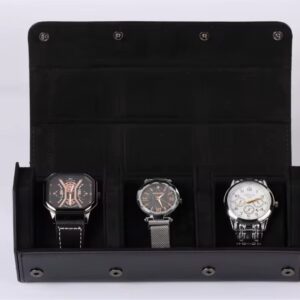 WATCH ROLL NEGRO 3 RELOJES