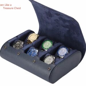 WATCH ROLL AZUL 6 RELOJES