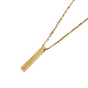 CADENA MONOLITO DORADO